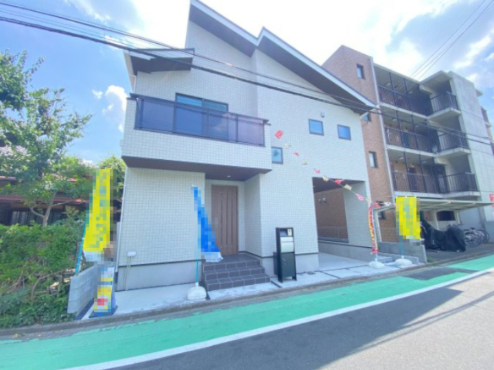 祝：成約済み　八王子市　元横山町　新築戸建ての外観|～仲介手数料無料☆八王子ひなた不動産～　八王子市元横山町　新築戸建て