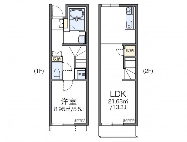 レオネクストひまわりの間取り