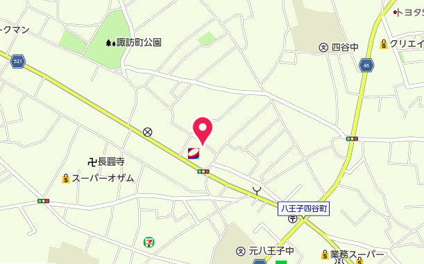 祝　成約済み　八王子市　諏訪町　新築戸建て　３６期の地図|～仲介手数料無料☆八王子ひなた不動産～　八王子市諏訪町　新築戸建て