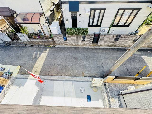 松戸市稔台８丁目新築戸建の展望|バルコニーより道路側眺望