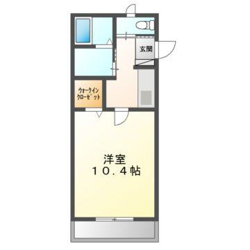 ギャルソニエールの間取り
