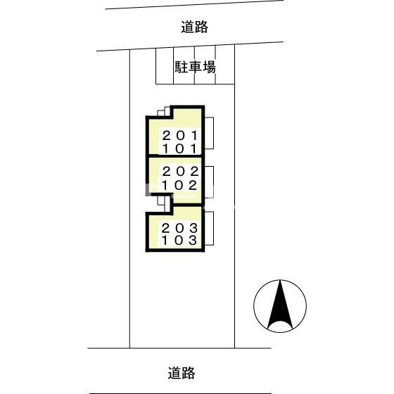 クレール本郷の区画図