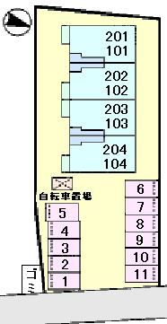 青葉の駐車場