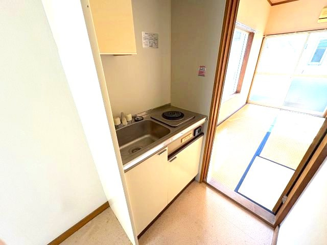 ハイツ宮森Ⅱのキッチン|きれいなキッチンです