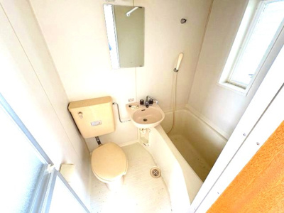 【浴室】 | ハイツ宮森Ⅱ | 日々の疲れを癒すお風呂付です