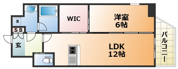 プレジオ神戸WESTの間取り