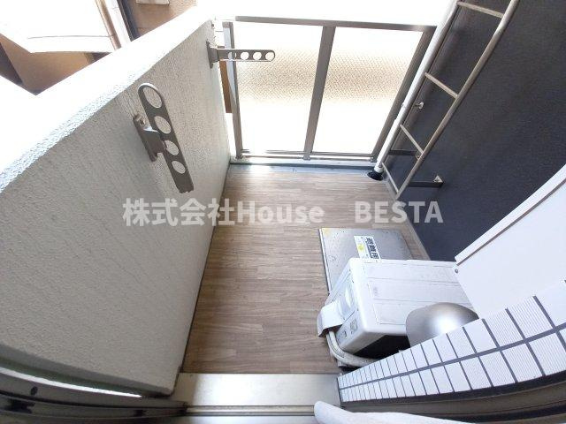 ララプレイス三宮ルミナージュのバルコニー