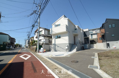 【前面道路含む現地写真】 | 海老名市杉久保北4丁目 新築戸建て 全3棟【仲介手数料無料】