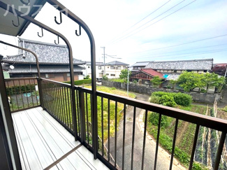 【バルコニー】 | 岐阜市日置江築29年！再生住宅！水回りすべて新品交換♪外壁塗装！折板ガレージ付き物件♪ | 岐阜市日置江築29年！再生住宅！水回りすべて新品交換♪外壁塗装！折板ガレージ付き物件♪