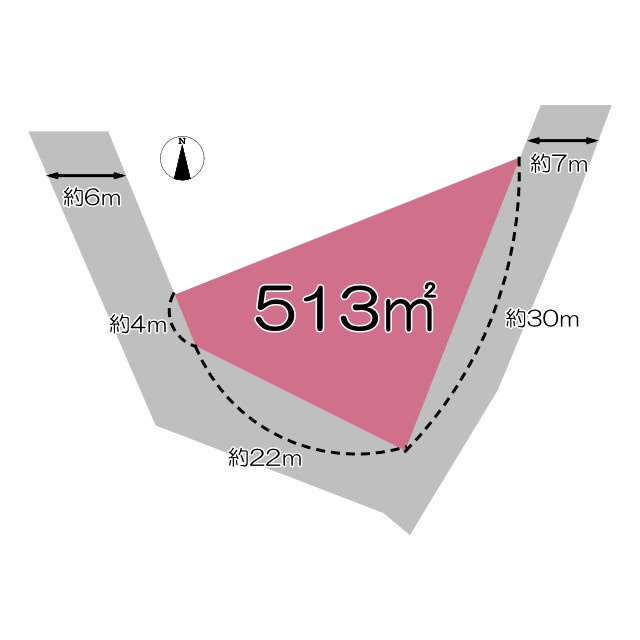 売土地　沼津市玉江町の土地図|土地図です。