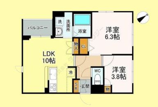 【間取り】 | ＬＡＳＡ戸越Ⅴ | ＬＡＳＡ戸越Ⅴ　は三都市アース中延店へお任せください！