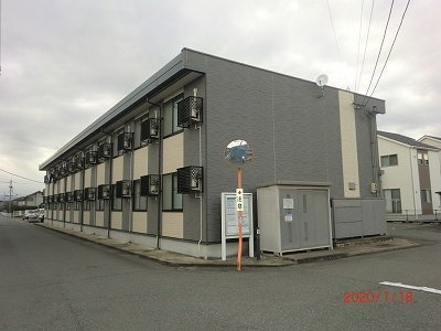 レオパレス清流の外観|外はこのようになっています