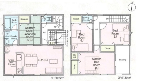 【間取り】 | K41243-3号棟柊野