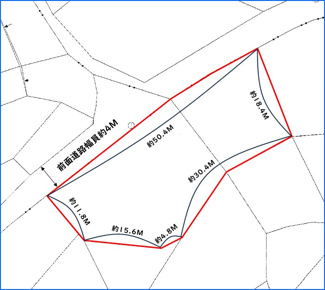 【区画図】 | 【売地】沖縄市字登川(283.14坪)