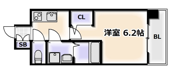 【間取り】 | エスリードレジデンス大阪難波