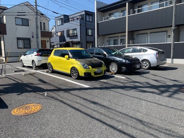 ハンビータウンの駐車場