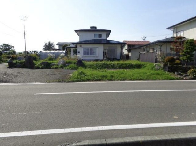 大江町本郷　売地の外観