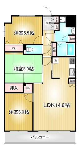 サンパーク千代田|名古屋市の賃貸ならMy賃貸の間取り|サンパーク千代田