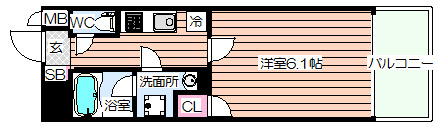 【間取り】 | Luce Minamimorimachi