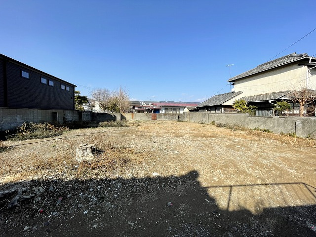 赤石町　土地の外観|敷地南側から撮影しています。