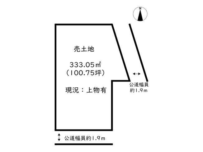 【土地図】 | 姫路市網干区垣内本町／売土地
