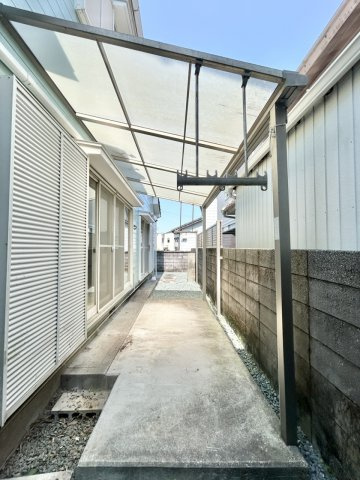 高知市福井町　中古戸建ての庭