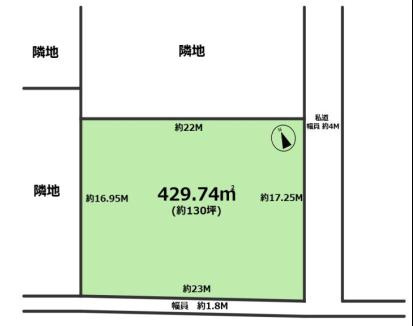 加須市不動岡　売地