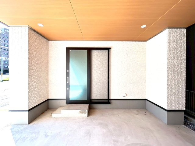 新築戸建　一宮市野口2丁目　全1区画分譲の駐車場|■駐車場からの出入口