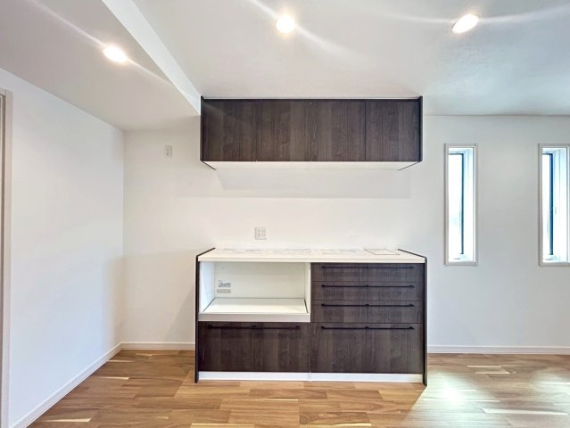戸建　一宮市野口　全1区画分譲のキッチン|カップボード