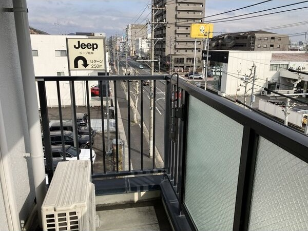 ポレール梅林のバルコニー