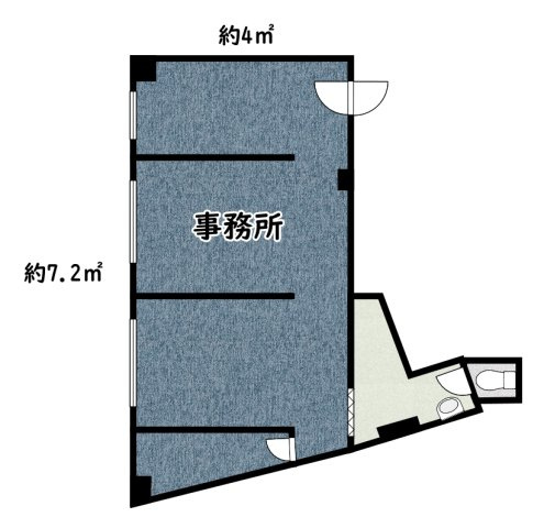 【間取り】 | 杭瀬駅前ビル