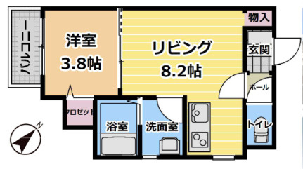 アリビア西明石の間取り