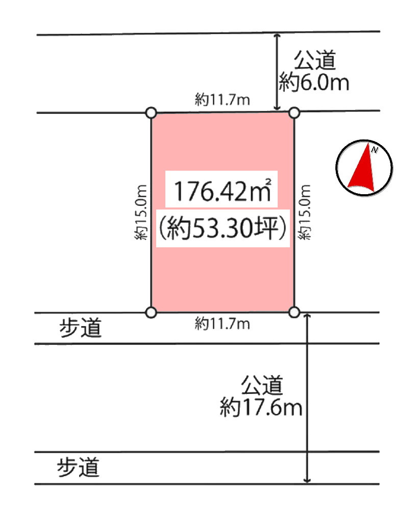 神戸市西区学園東町4丁目　土地の土地図|●資料・カタログのご請求無料●最寄り駅の学園都市駅までは徒歩15分。駅ちかで通勤や通学に便利な立地です