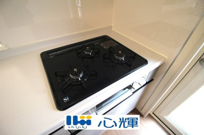 【キッチン】 | リーブルガーデン防府市大字牟礼 第４（１号棟） | ガスコンロ（都市ガス用）です。