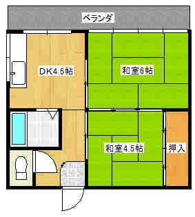 西越ビルの間取り
