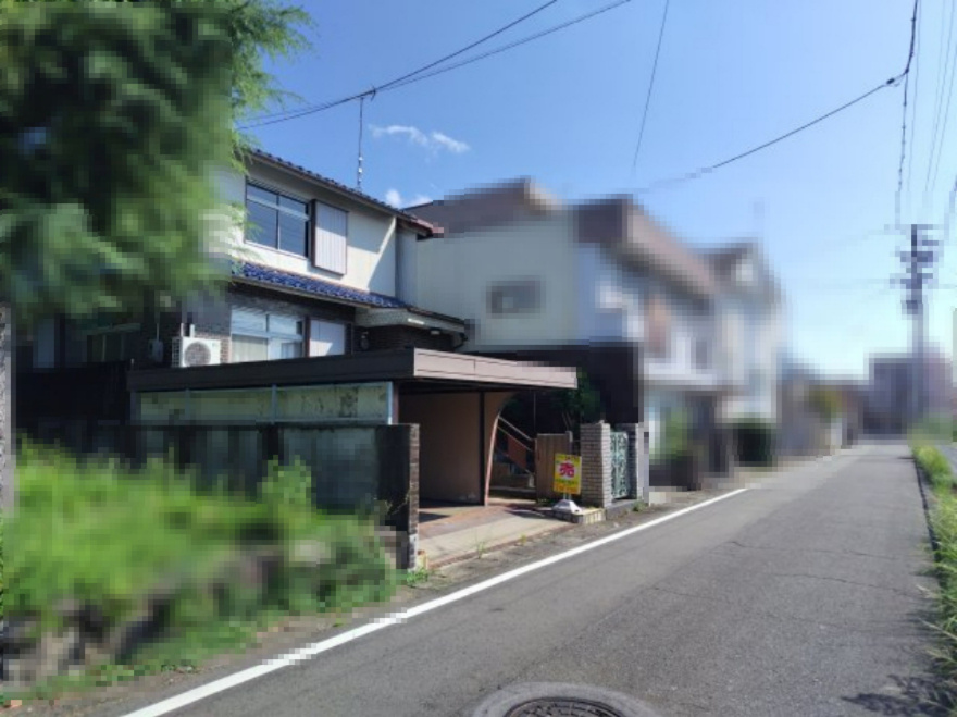 ６４７５６　岐阜市光町3丁目土地の前面道路含む現地写真