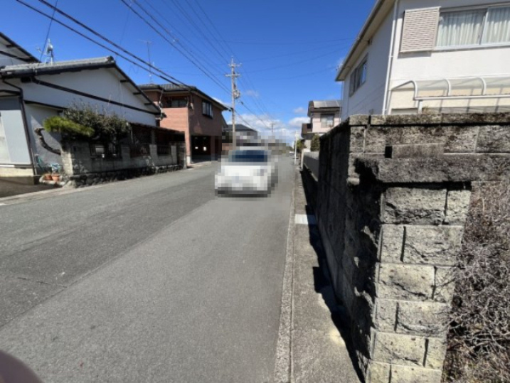 売土地　中央区有玉台2丁目の周辺|前面道路です