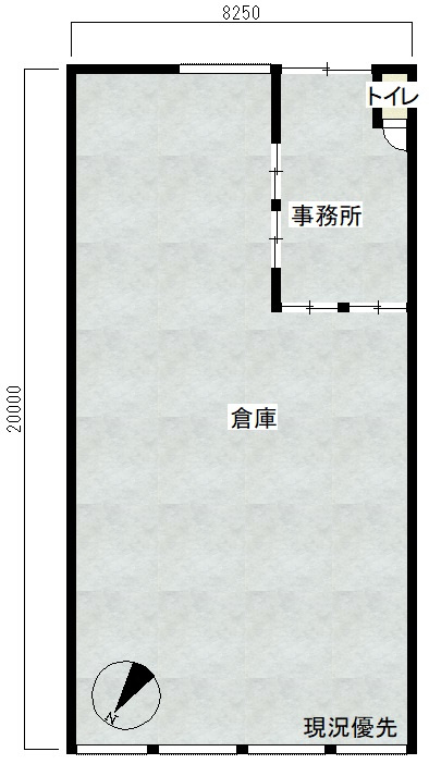 十一番町内海貸倉庫の間取り