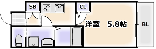 【間取り】 | セレニテ難波ミラク参番館