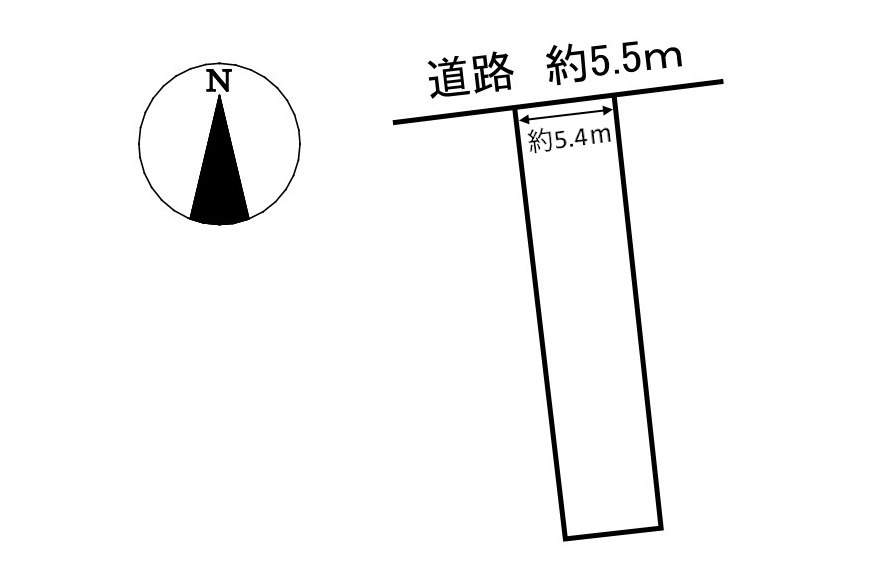 土地　香取町3丁目の土地図