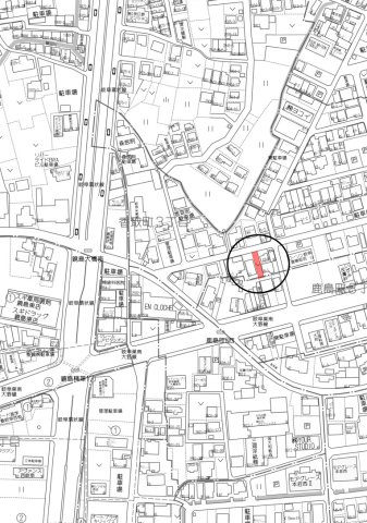 土地　香取町3丁目の地図