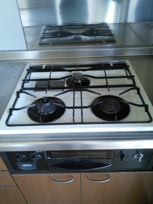 【キッチン】 | ロイヤルハイツ出雲Ⅱ | ガスコンロ