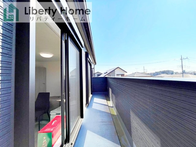 土浦市板谷1丁目　中古戸建のバルコニー