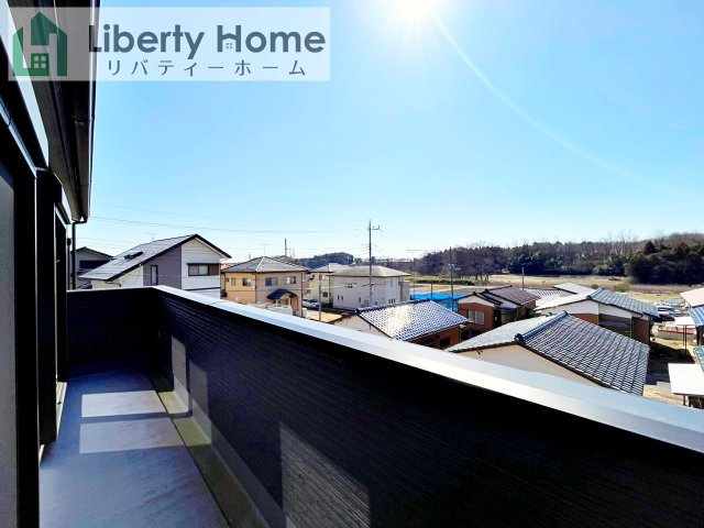 土浦市板谷1丁目　中古戸建のバルコニー