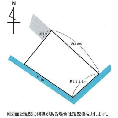 ●津市栗真町屋町 売土地の土地図
