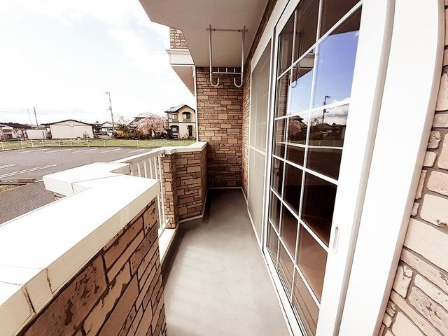 ラフレシールウエストのバルコニー