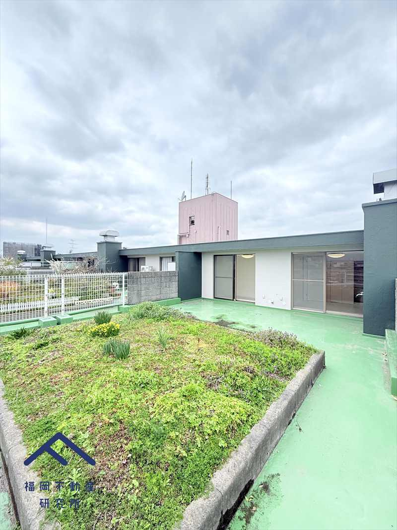 大池シャインハイツのバルコニー