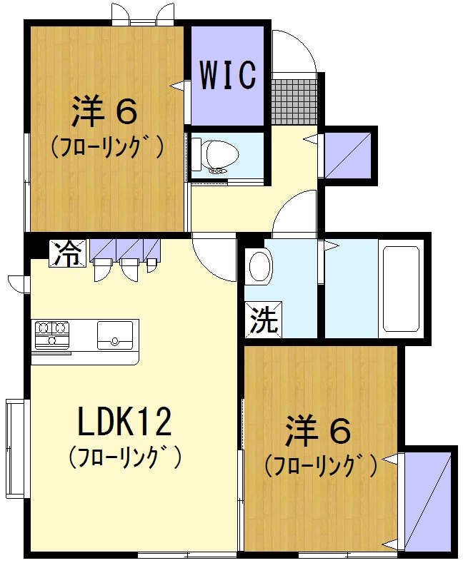 StellaⅡの間取り
