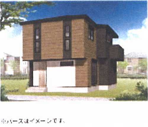 相模原市南区相武台　新築７棟の外観