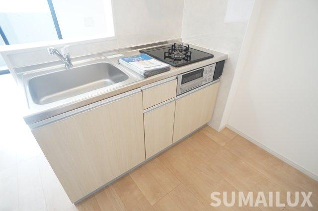 熊本市北区龍田９丁目の賃貸マンションのキッチン